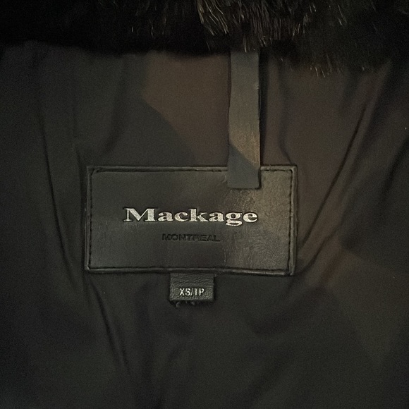Mackage Down Coat Fur Lined Hood - Size XS - Picture 2 of 9